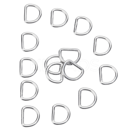 304 Stainless Steel D Rings FIND-WH0072-02P-01-1