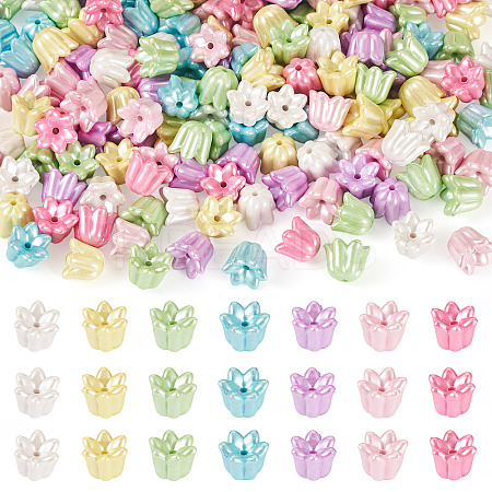 200Pcs Opaque Acrylic Imitation Pearl Beads OACR-TA0003-81-1