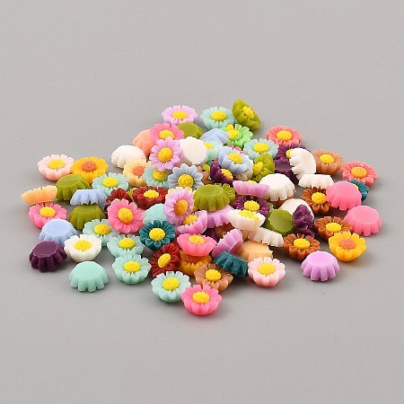 Opaque Resin Cabochons RESI-CJC0012-26F-1