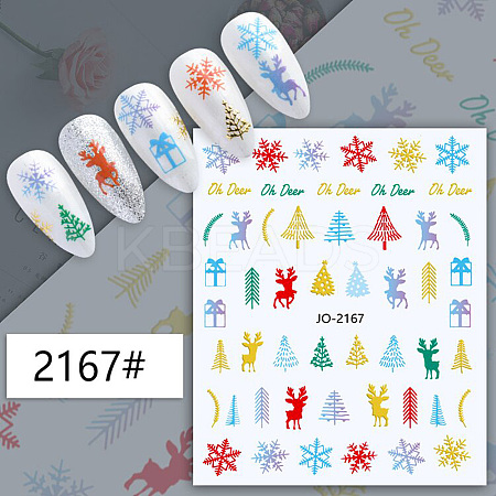 Christmas Theme Nail Art Stickers MRMJ-N033-2167-1