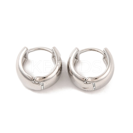 Brass Hoop Earrings for Women EJEW-U015-23P-02-1