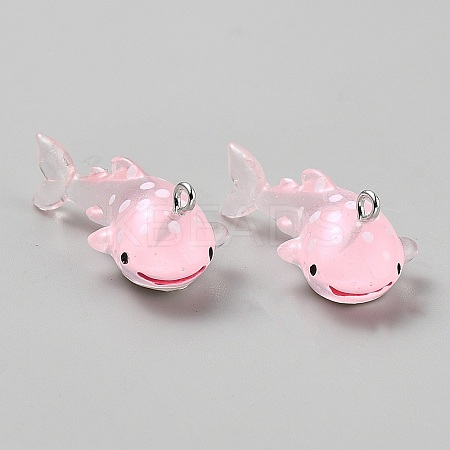 Resin Pendants RESI-WH0034-55A-1