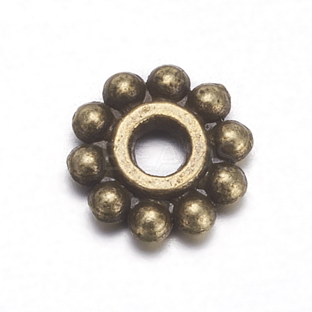 Tibetan Style Alloy Spacer Beads PALLOY-YW0003-21-1