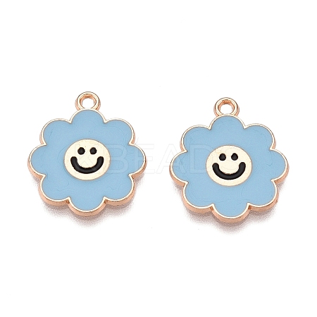 Alloy Enamel Pendants ENAM-T020-55A-1
