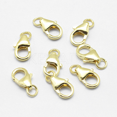925 Sterling Silver Lobster Claw Clasps STER-G019-07-8mm-1