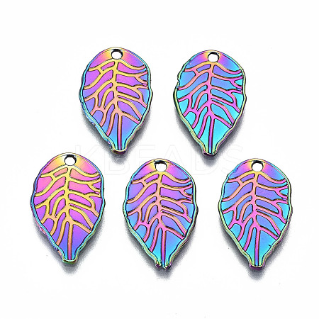 Rainbow Color Alloy Pendants PALLOY-S180-037-RS-1