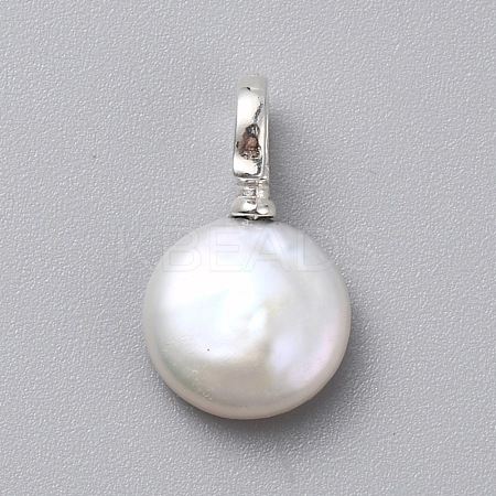Natural Baroque Keshi Pearl Pendants FIND-WH20019-65A-1
