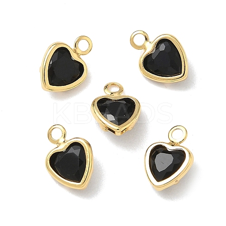 Brass Glass Charms KK-Z136-19G-03-1
