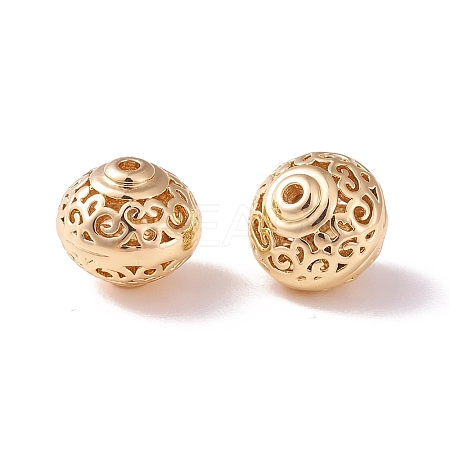Brass Hollow Beads LS-KK-P226-39CG-01-1