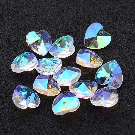 Valentine's Day Glass Pendants LS-GB002AB-1