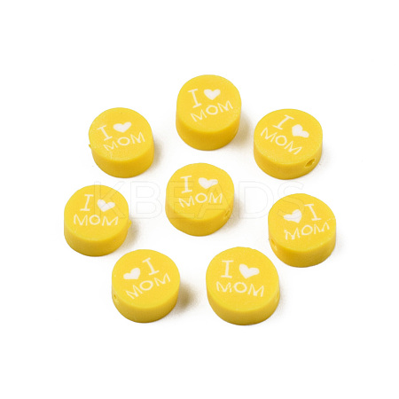 Handmade Polymer Clay Beads CLAY-T019-11J-1