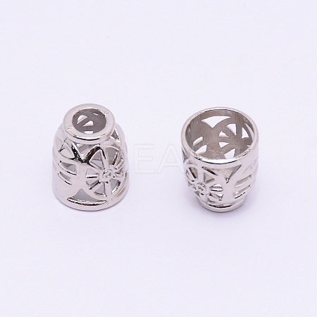 Hollow Zinc Alloy End Caps LS-PALLOY-WH0072-43P-1
