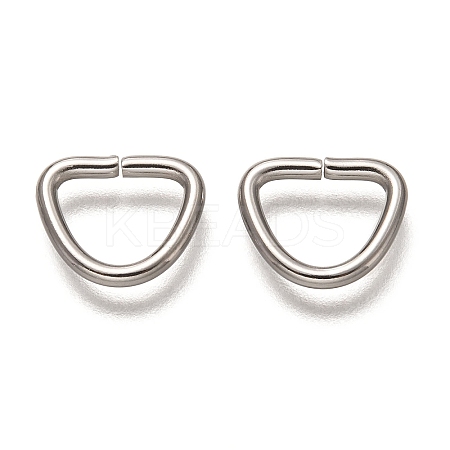 Non-Tarnish 304 Stainless Steel D Rings X-STAS-H136-0P-1