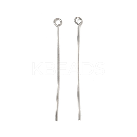 304 Stainless Steel Eye Pins STAS-K293-13P-0.6x40mm-1