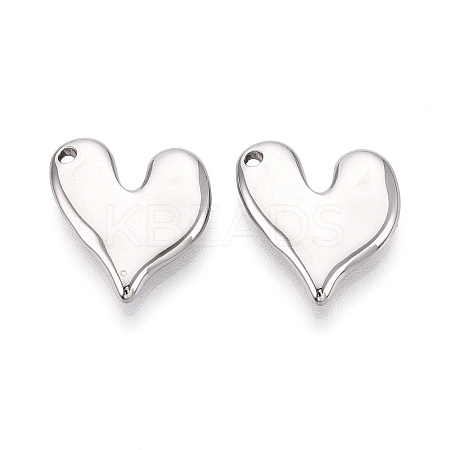 304 Stainless Steel Pendants STAS-T065-82P-1