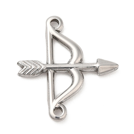 Non-Tarnish 304 Stainless Steel Connector Charms STAS-D084-12P-1