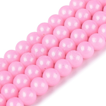 Baking Paint Glass Pearl Beads Strands LS-DGLA-ZX001-05B-10-1