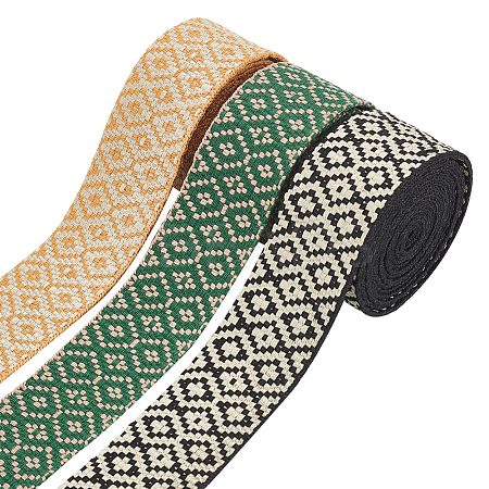 6 Yards 3 Colors Polyester Ribbon OCOR-WR0001-29-1