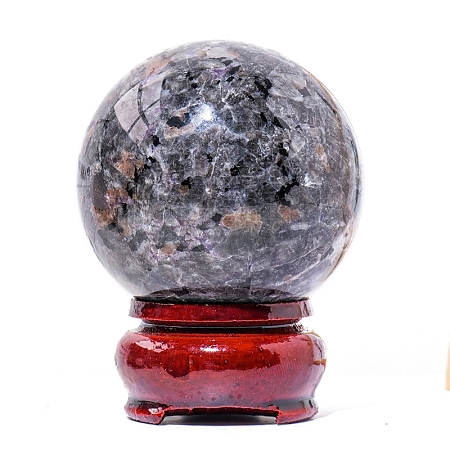 Natural Gemstone Sphere Ornament PW-WG15772-05-1