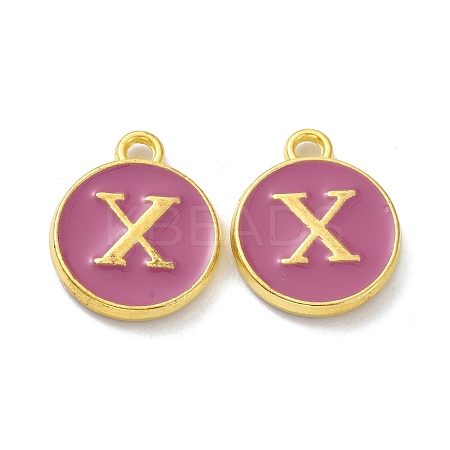 Golden Plated Alloy Enamel Charms ENAM-XCP0001-13X-1