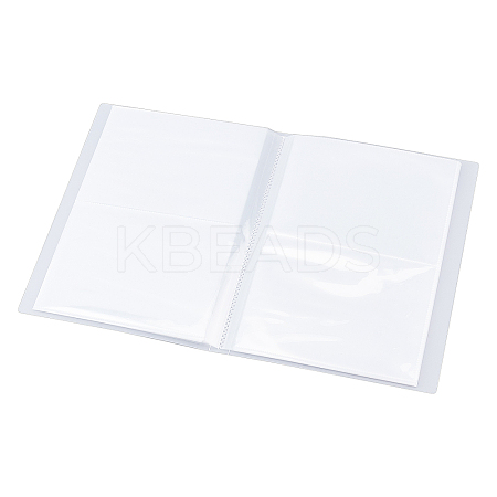 PP Plastic DIY Transparent Photo Album Scrapbooking AJEW-WH0223-26-1
