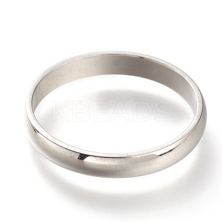 Non-Tarnish 304 Stainless Steel Plain Band Rings RJEW-B0006-7-03P-1