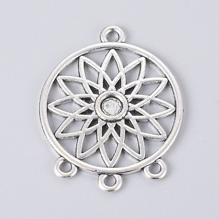 Alloy Chandelier Component Links Cabochon Settings PALLOY-E564-45AS-1