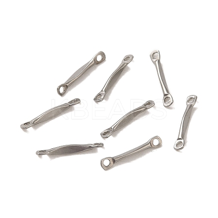 Non-Tarnish 304 Stainless Steel Connector Charms STAS-Q323-10P-1