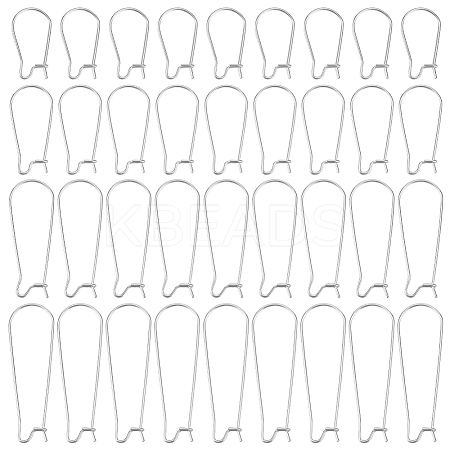 80Pcs 4 Styles 304 Stainless Steel Hoop Earring Findings STAS-BBC0005-93-1