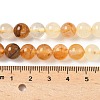 Natural Yellow Hematoid Quartz Beads Strands G-D302-01-8mm-5