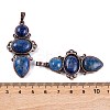 Natural Lapis Lazuli Pendants G-Q158-04-03-3