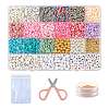 DIY Polymer Clay Beads Bracelet Making Kits DIY-FS0002-29-1
