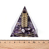 Orgonite Pyramid Resin Energy Generators DJEW-N003-07B-4