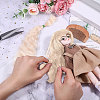 Artificial Wool Doll Wig Hair AJEW-WH0609-186C-5