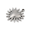 304 Stainless Steel Pendants STAS-D366-01K-P-2