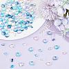 160Pcs 10 Colors Transparent Glass Beads GGLA-GO0001-01-4