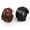 1Pc Cowhide Cord Wide Cord Bracelets BJEW-CL0001-07A-3