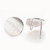 Brass Ear Stud Findings LS-X-KK-S336-15P-1