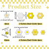 42Pcs 9 Styles Handmade Cotton Knitting Ornament Accessories DIY-WR0005-08-2