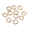 Brass Micro Pave Cubic Zirconia Bead Frames KK-A171-05G-03-3
