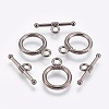 CCB Plastic Toggle Clasps CCB-J027-77B-2