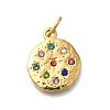 304 Stainless Steel Rhinestone Pendants STAS-R159-54G-2