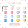 150Pcs Cartoon Opaque Resin Cabochons RESI-SC0036-53-2