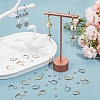 80Pcs 2 Color 304 Stainless Steel Leverback Earring Findings STAS-SP0001-14-4