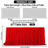 Polyester Table Skirt AJEW-WH20022-20F-2