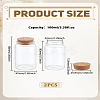 2Pcs Empty Glass Bottle AJEW-LP0010-80-2