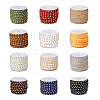 12 Rolls 12 Colors Faux Suede Cord LW-FH0001-01A-1