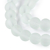 Baking Paint Transparent Glass Bead Strands GLAA-S031-10mm-29-3