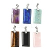 Natural Mixed Stone Faceted Pendants G-L623-03P-1