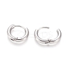 Tarnish Resistant Small Huggie Hoop Earrings for Girl Women EJEW-F111B-13mm-PA-3